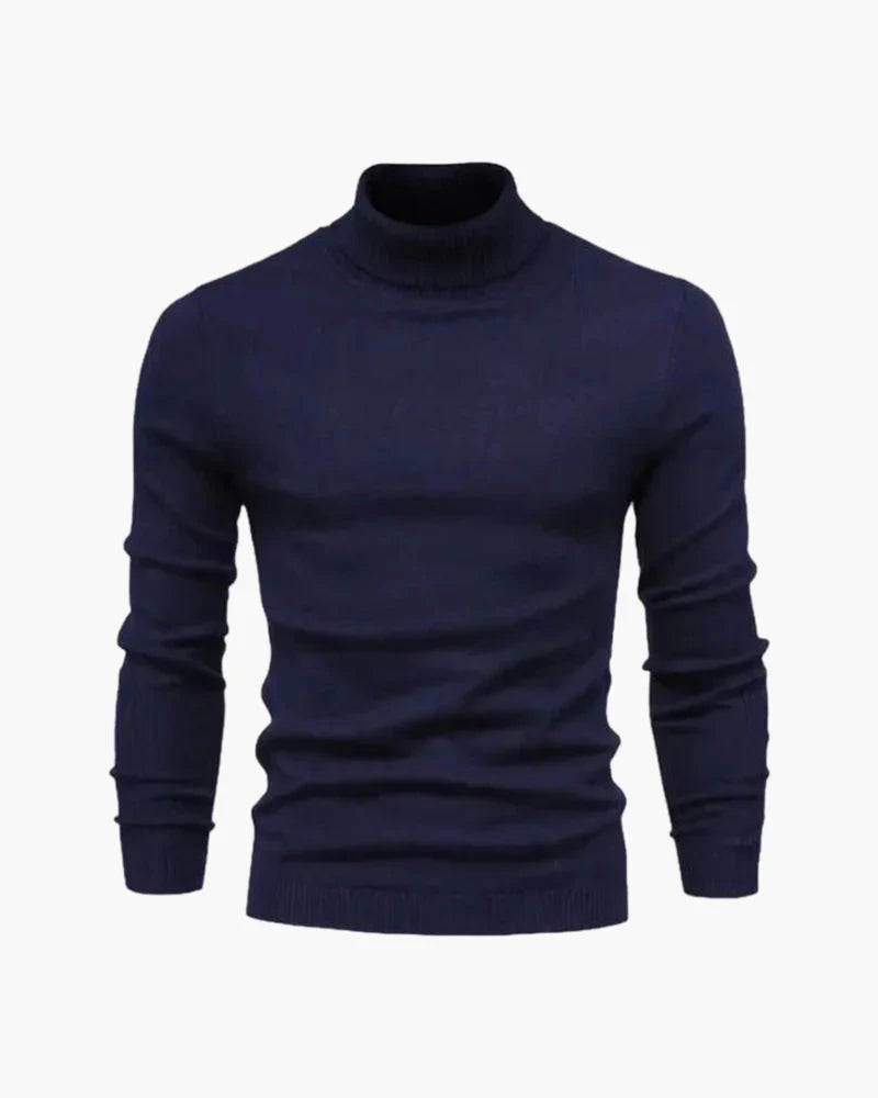 JANGSAN Merinowolle-Rollkragenpullover