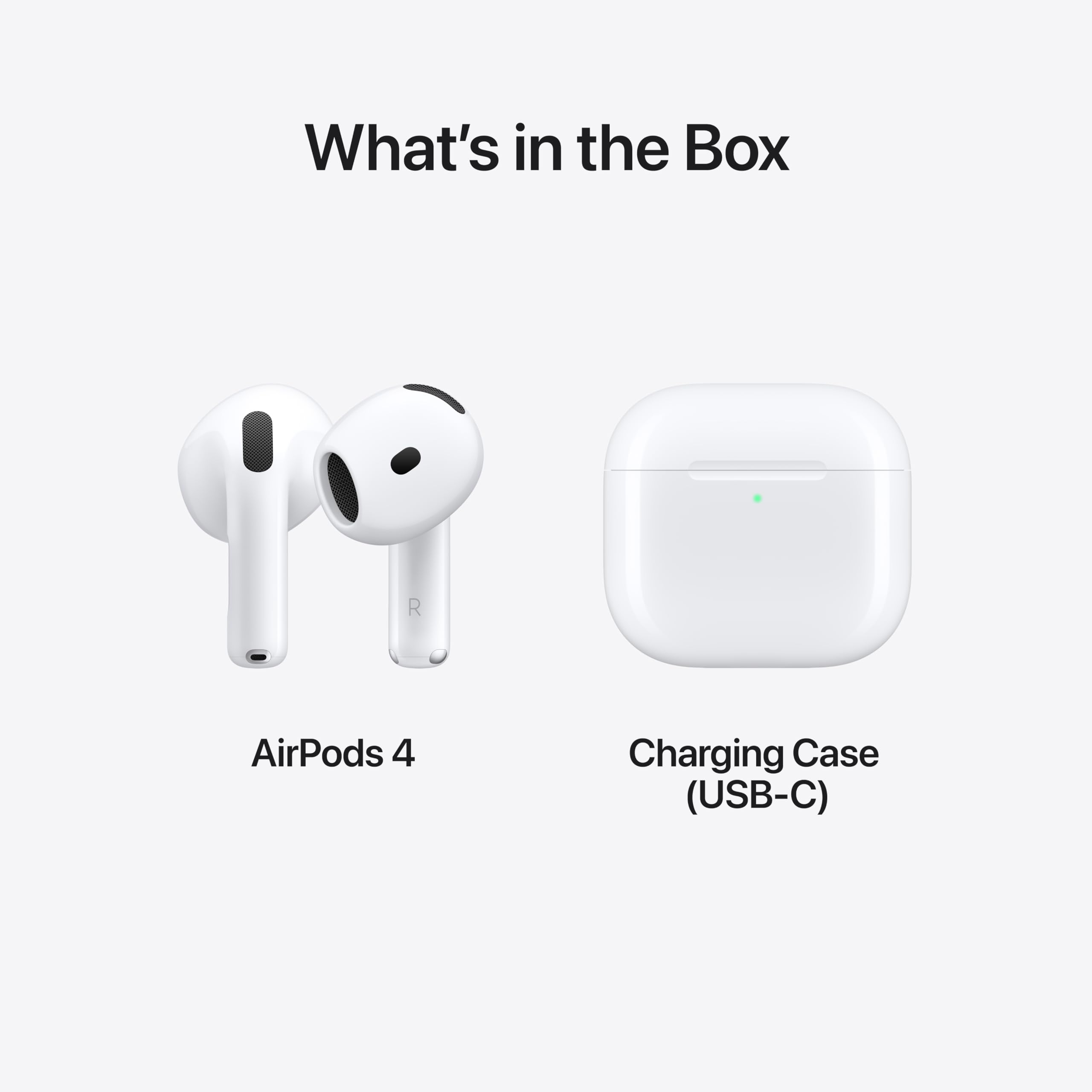 Apple AirPods 4 Wireless Earbuds Spatial Audio USB-C Charging Case H2 Chip 30H Battery