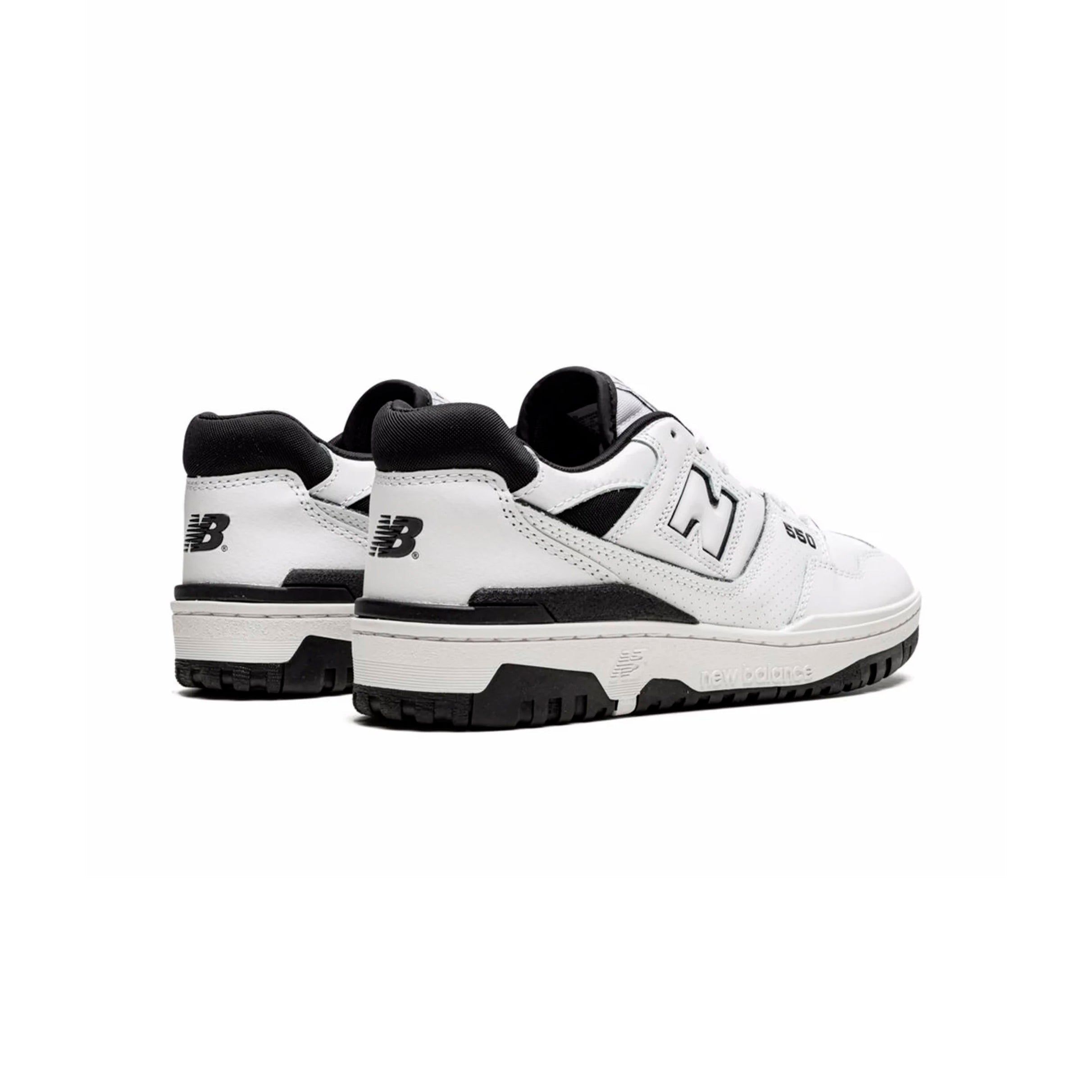 New Balance 550 Scarpe Uomo Bianche e Nere Low Top Retro Sportive