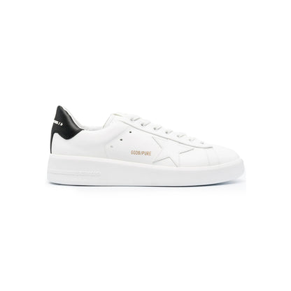 Golden Goose Pure Star Sneakers Bianche con Dettagli Neri