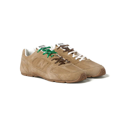 New Balance 530 x Miu Miu Scarpe Donna Marroni in Pelle Scamosciata Eleganti