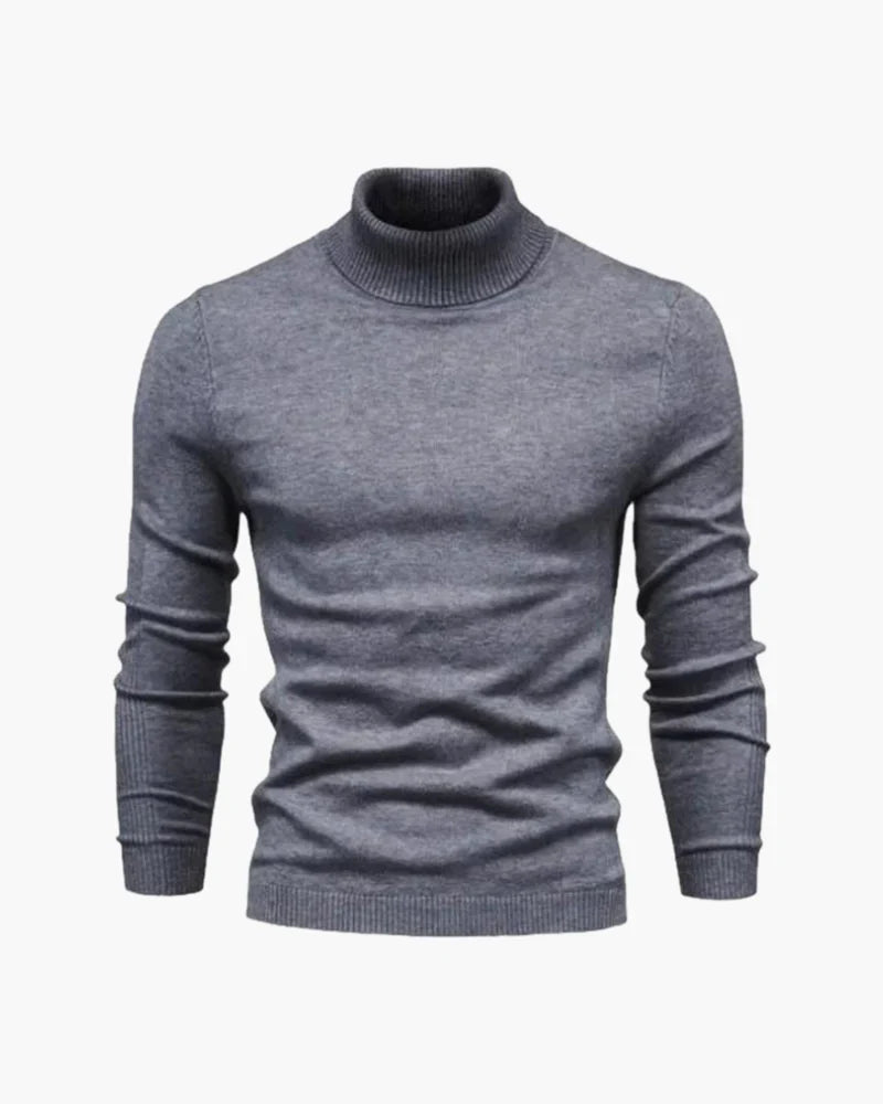 JANGSAN Merinowolle-Rollkragenpullover
