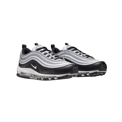 Nike Air Max 97 Bianco Nero Argento Metallico Uomo Sneakers Moderne