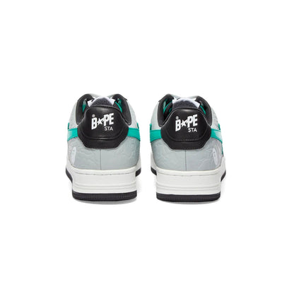 Sneakers A Bathing Ape STA Low Grigio Nero Turchese