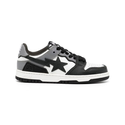 Sneakers A Bathing Ape SK8 STA #5 Bianco Nero Grigio