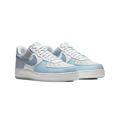 Nike Air Force 1 Low Azzurro Armory e Bianco in Pelle e Scamosciato