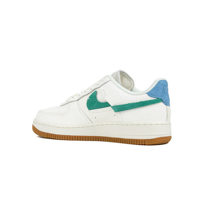 Nike Air Force 1 '07 Inside Out Bianco con Dettagli Azzurri