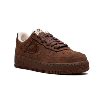 Nike Air Force 1 Low Cacao Marrone in Pelle Scamosciata