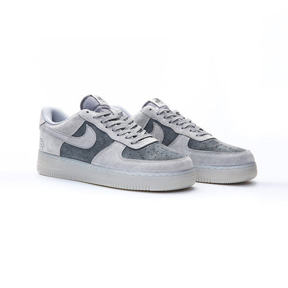 Nike Air Force 1 Low Grigio Lupo Scuro in Pelle Scamosciata