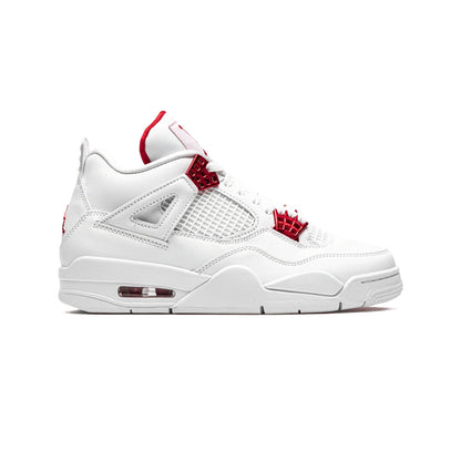Nike Air Jordan 4 Retro Metallic Red Bianco Rosso Uomo
