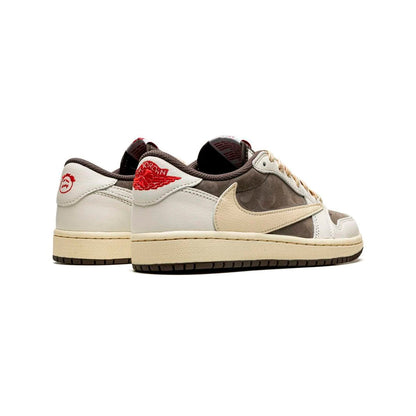Nike Air Jordan 1 Low OG Travis Scott Reverse Mocha Marrone Bianco Uomo