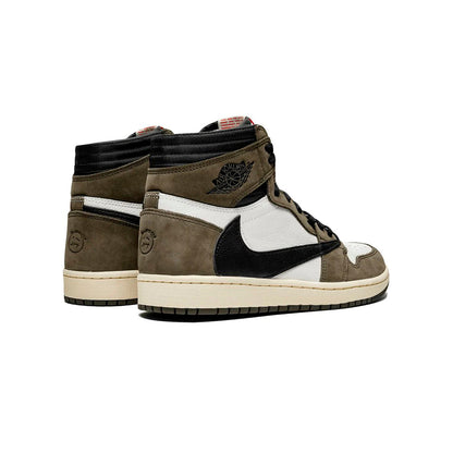 Nike Air Jordan 1 High OG Travis Scott Marrone Bianco Nero Uomo