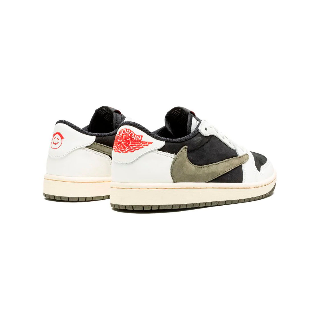 Nike Air Jordan 1 Low OG Travis Scott Reverse Olive Nero Bianco Uomo