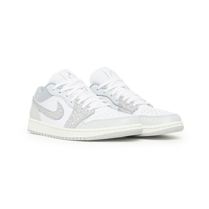 Nike Air Jordan 1 Low Grigio Fumo Stampa Elephant Bianco
