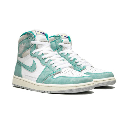 Nike Air Jordan 1 High OG Turbo Green Pelle Scamosciata