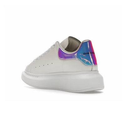 Alexander McQueen Sneakers Oversized Bianche Dettaglio Rosa Shock