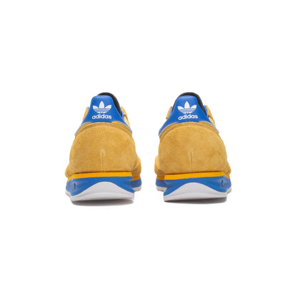 Adidas SL 72 Scarpe Giallo Senape con Strisce Blu Uomo Vintage Retro
