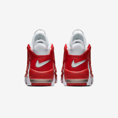 Nike Air More Uptempo Bianche e Rosse Varsity Red Sneakers Uomo