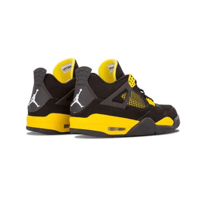 Nike Air Jordan 4 Retro Thunder Nero Giallo Uomo