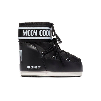 Moon Boot Icon Low Neri in Nylon Stivali Invernali Bassi