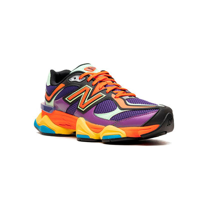 New Balance 9060 Scarpe Uomo Viola Prism Multicolore in Mesh e Pelle