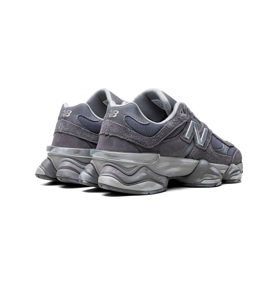 New Balance 9060 Scarpe Uomo Grigie in Pelle Scamosciata Stile Retro