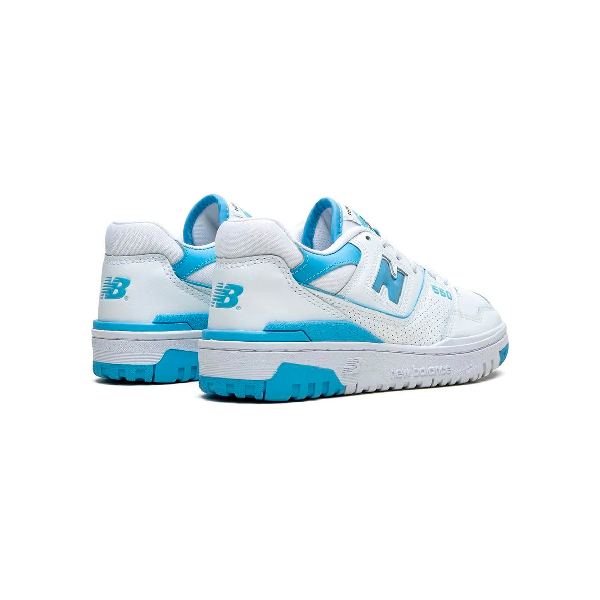 New Balance 550 Scarpe Uomo Bianche e Azzurro University Retro Sportive