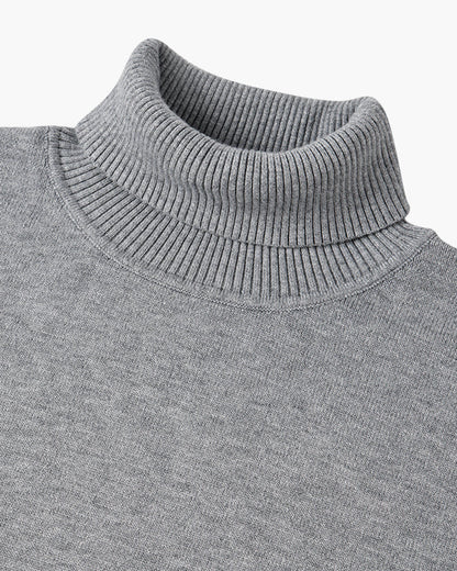 JANGSAN Merinowolle-Rollkragenpullover