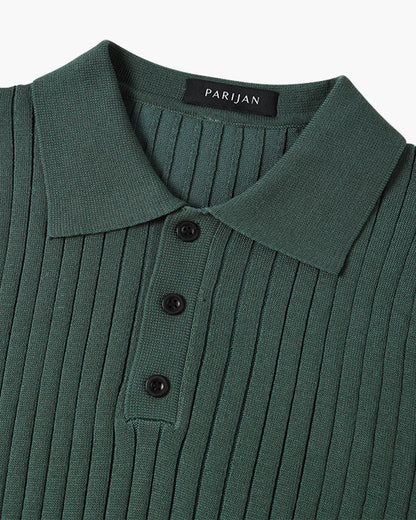 GIMCHEON Gestricktes Poloshirt