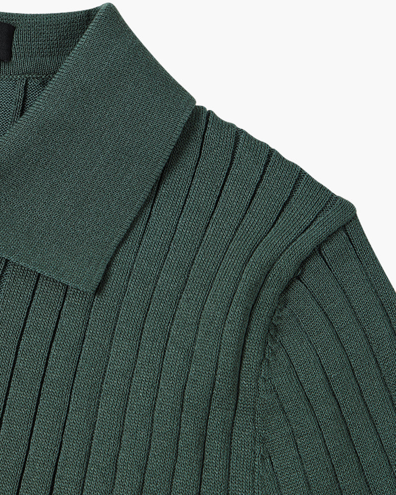 GIMCHEON Gestricktes Poloshirt