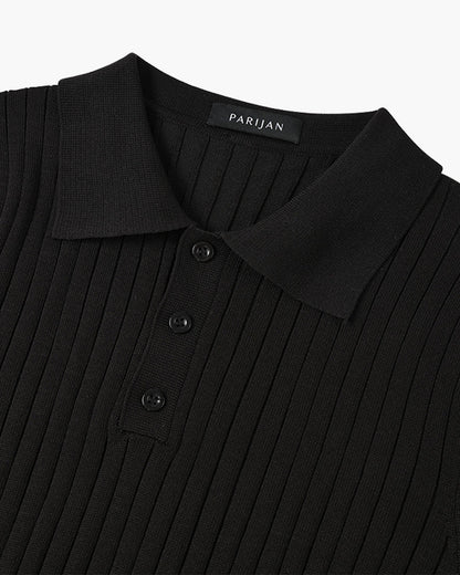 GIMCHEON Gestricktes Poloshirt
