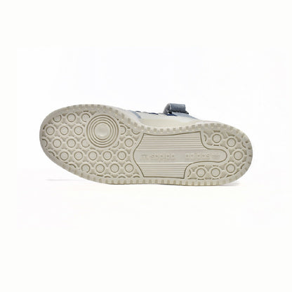 Sneakers Adidas Forum Low x Quiccs in Denim Effetto Lavato Blu Bianco