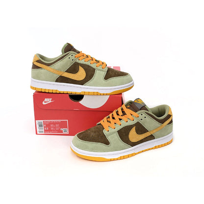 Nike Dunk Low Verde Oliva e Giallo Scarpe Uomo