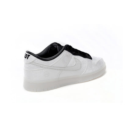 Nike Dunk Low Bianche e Nere x CLOT Fragment Sneakers Uomo Donna