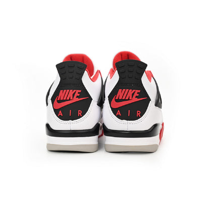 Nike Air Jordan 4 Retro Fire Red Bianco Rosso Nero Uomo
