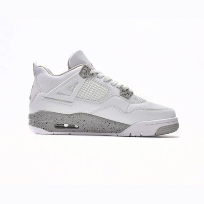 Nike Air Jordan 4 Retro White Oreo Bianco Grigio Uomo