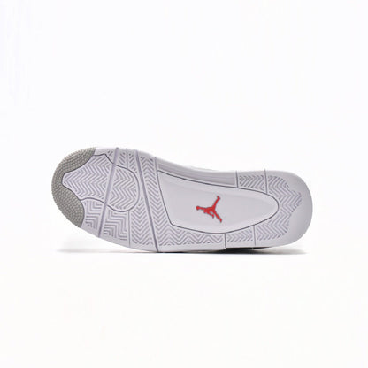 Nike Air Jordan 4 Retro White Cement Grigio Bianco Uomo