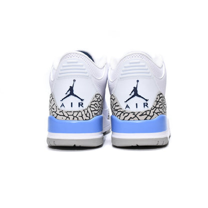 Nike Air Jordan 3 Retro UNC Bianco/Azzurro Cemento Classiche
