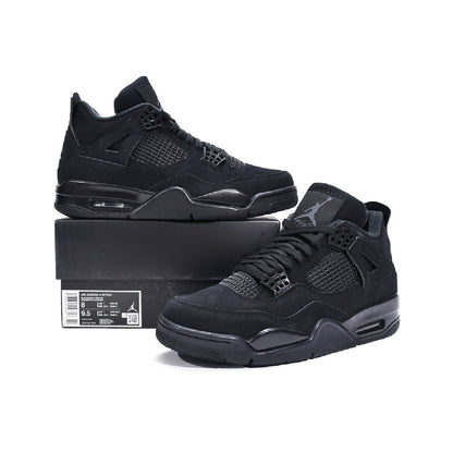 Nike Air Jordan 4 Retro Black Cat Total Black Uomo