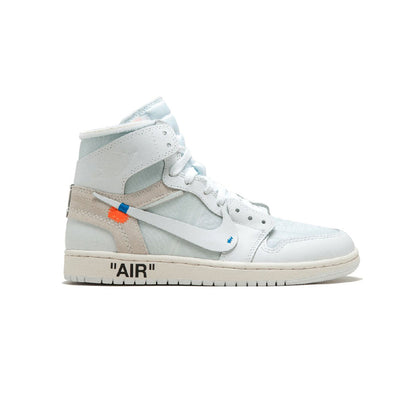 Nike Air Jordan 1 Retro High x Off-White Euro Bianco Neutro Uomo Donna