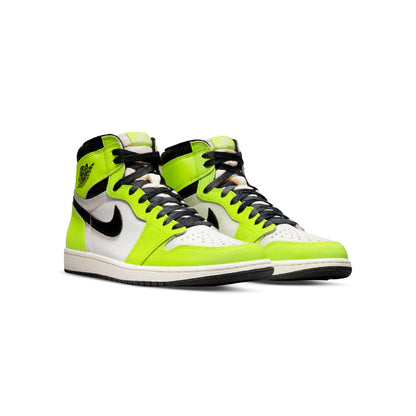 Nike Air Jordan 1 High OG Visionaire Giallo Lime e Nero