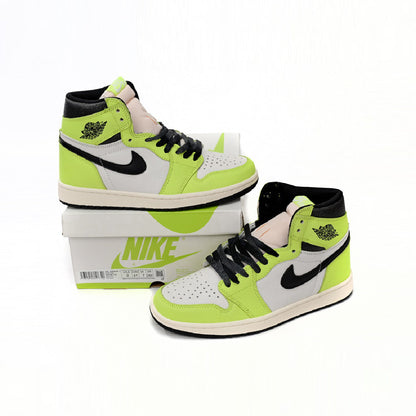 Nike Air Jordan 1 High OG Visionaire Giallo Lime e Nero