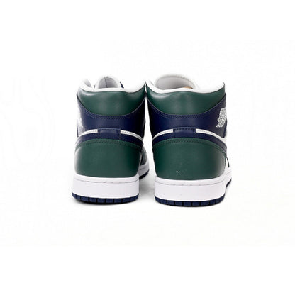 Nike Air Jordan 1 Mid Verde Noble Bianco Blu Retro