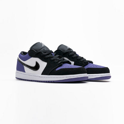 Nike Air Jordan 1 Low Viola Court Pelle Premium