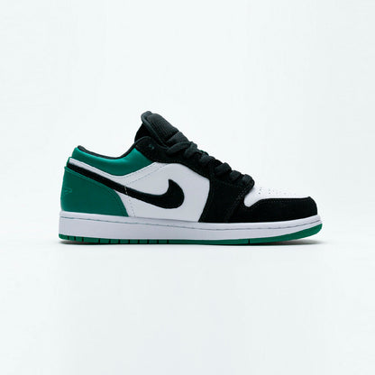 Nike Air Jordan 1 Low Verde Mystic Nero Bianco Pelle Premium