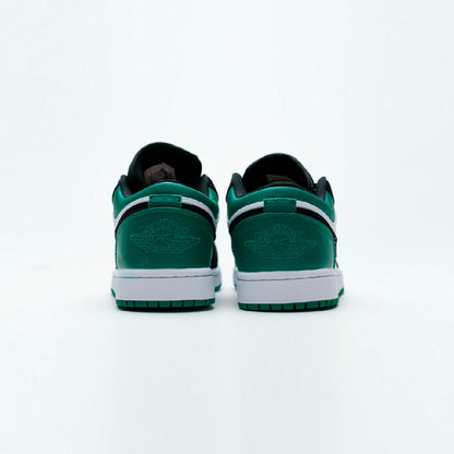 Nike Air Jordan 1 Low Verde Mystic Nero Bianco Pelle Premium