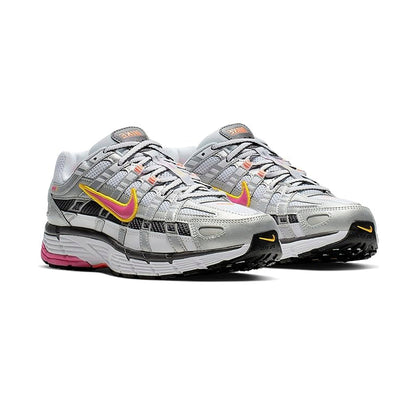 Nike P-6000 Argento Rosa Fucsia Scarpe Running Stile Retrò