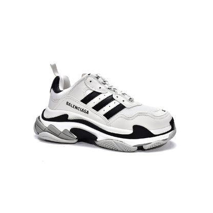 Balenciaga x Adidas Triple S Sneakers Bianche - Scarpe Chunky di Lusso