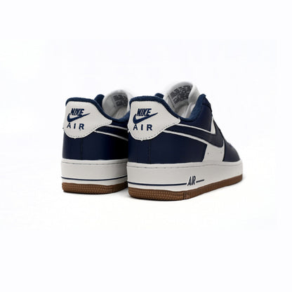 Nike Air Force 1 Low Blu Midnight Navy e Bianco College Pack