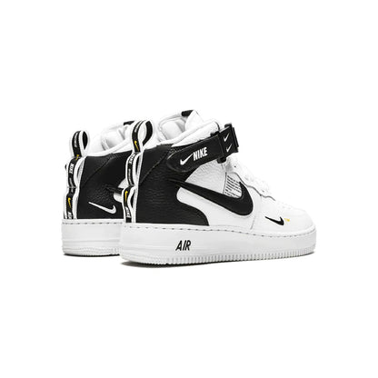 Nike Air Force 1 Mid '07 Bianco con Dettagli Neri